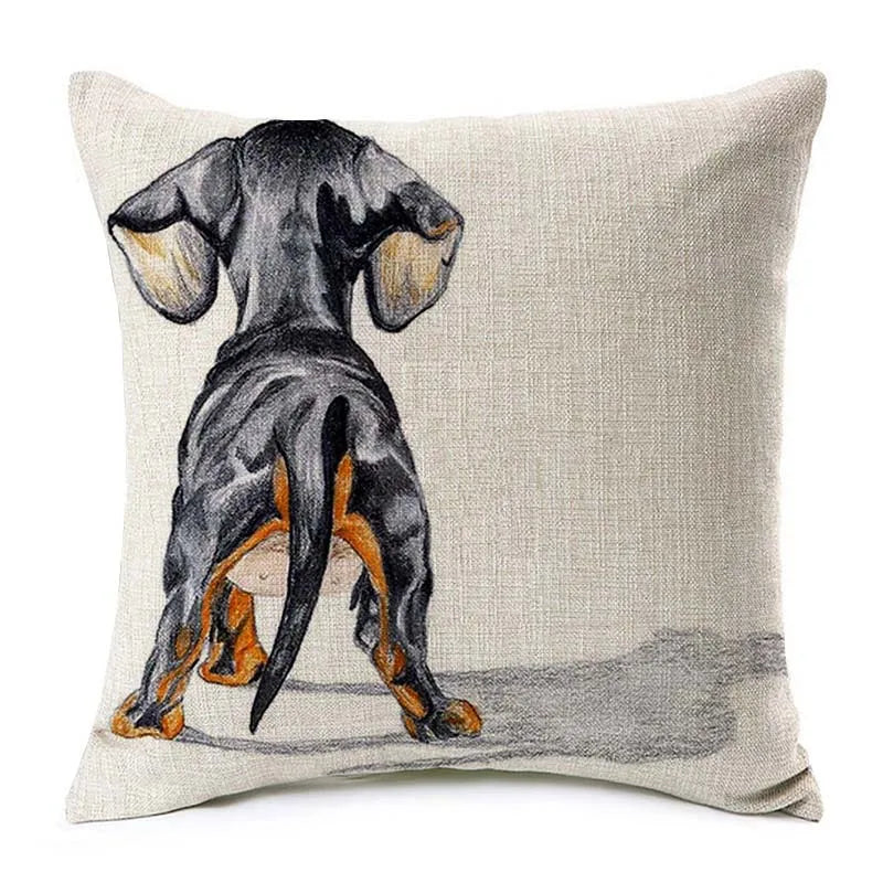 Dachshund Dog Stylish Pillow Cover 45cm