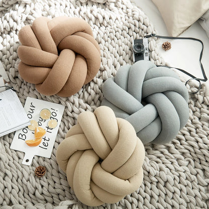 Cozy Hand Knot Back Cushions