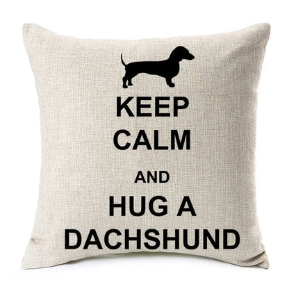 Dachshund Dog Stylish Pillow Cover 45cm