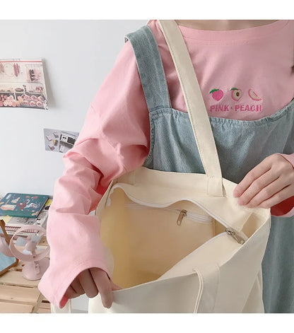 Cute Canvas Duck Shoulder Bag