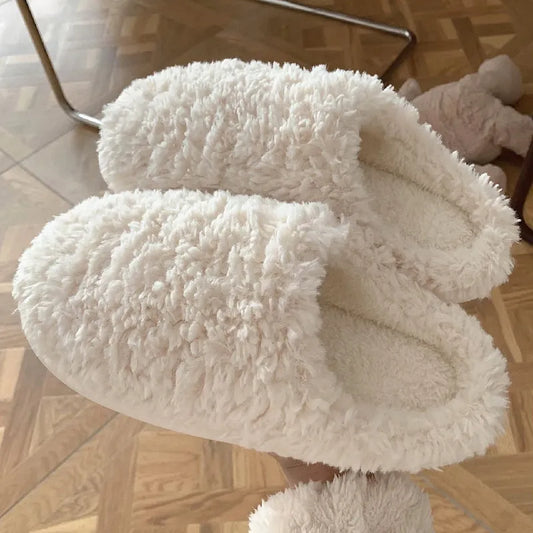 Cozy Fluffy Faux Fur Slippers