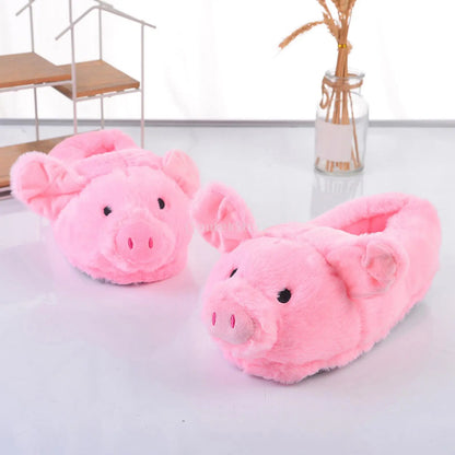 Cartoon Plush Funny Animal Slippers