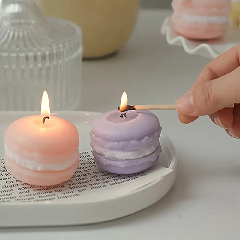 Macaron Scented Colored Candle