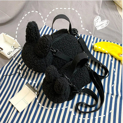 Cute Kawaii Bunny Plush Shoulder Bag