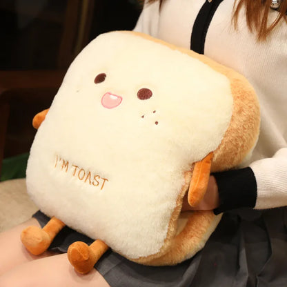 Bread Toast Plush Toy Cushion