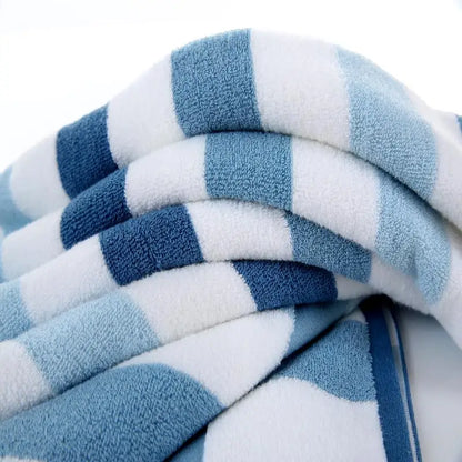 Stylish Cozy Striped Cotton Spa Bath Towel