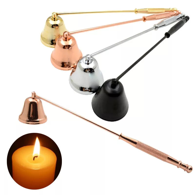 Stainless Steel Smokeless Candle Wick Bell Snuffer