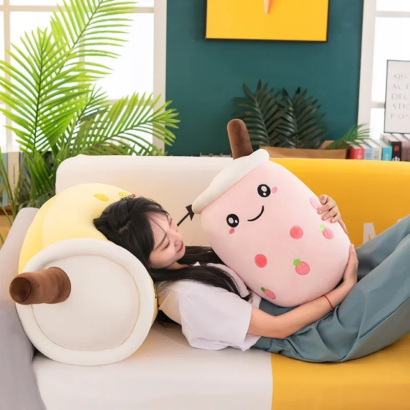 Bubble Milk Tea Toy Plush Pillow