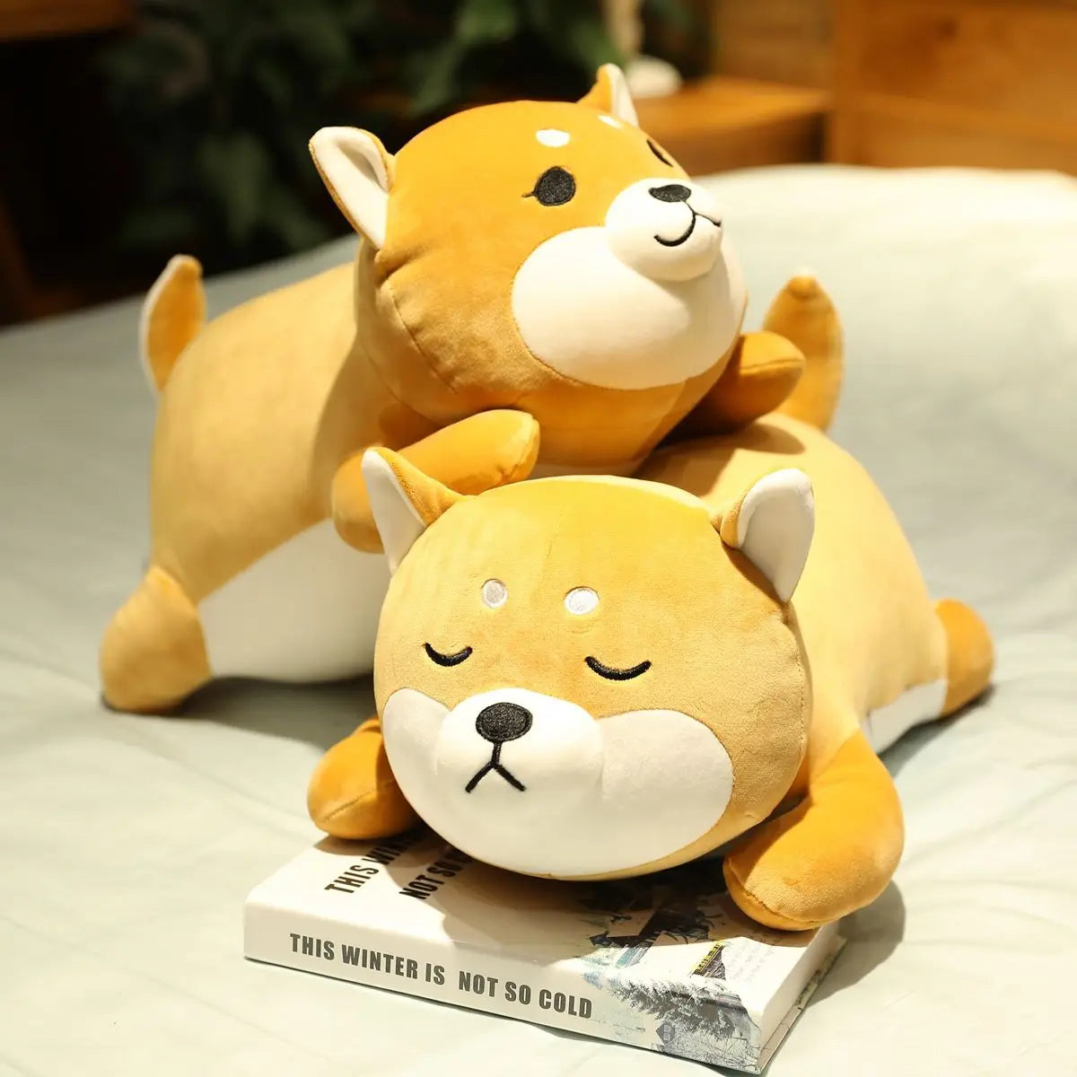 Shiba Inu & Corgi Dog Plush Toy Pillow