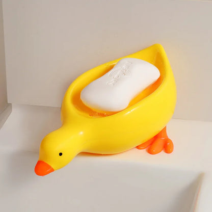 Yellow White Creative Duck Soap Box