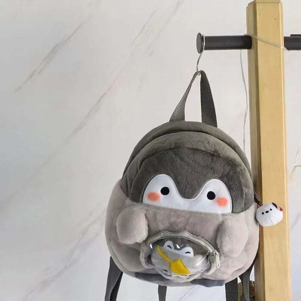 Doll Plush Penguin Backpack