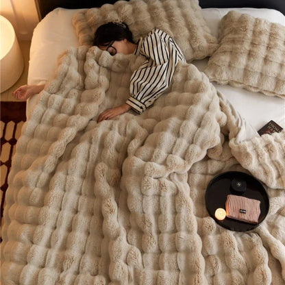 High-end Fluffy Soft Fur Plush Blanket