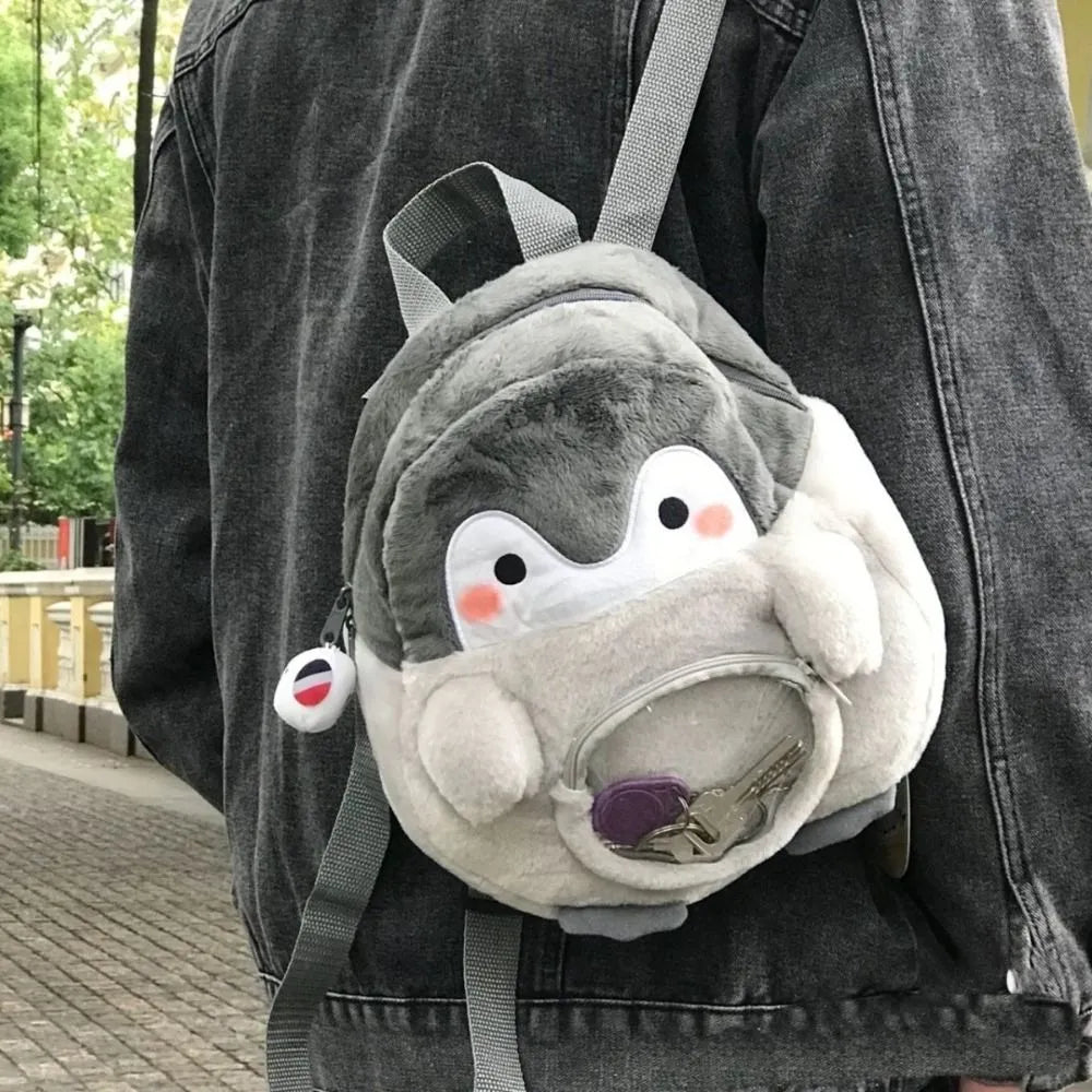 Doll Plush Penguin Backpack