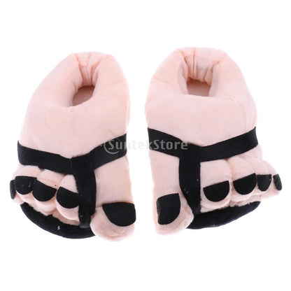 Cartoon Plush Funny Animal Slippers