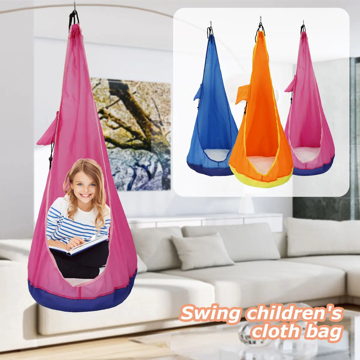 Cozy Kids Pod Swing Seat Hammock