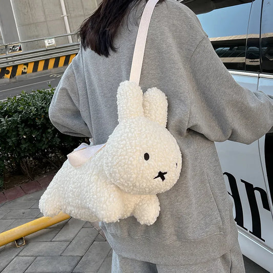 Cute Kawaii Bunny Plush Shoulder Bag