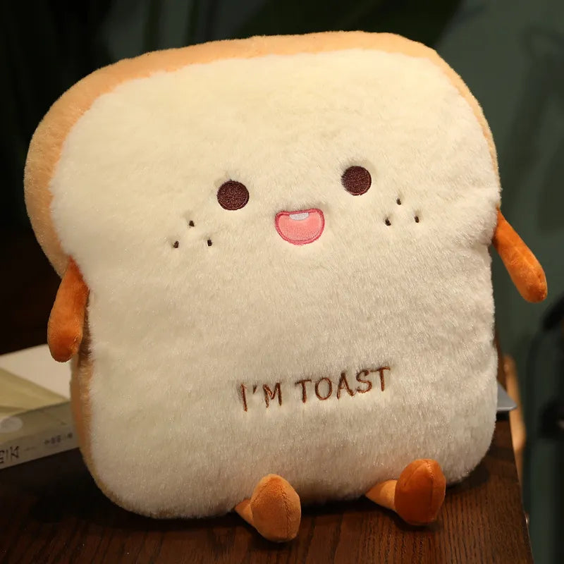 Bread Toast Plush Toy Cushion