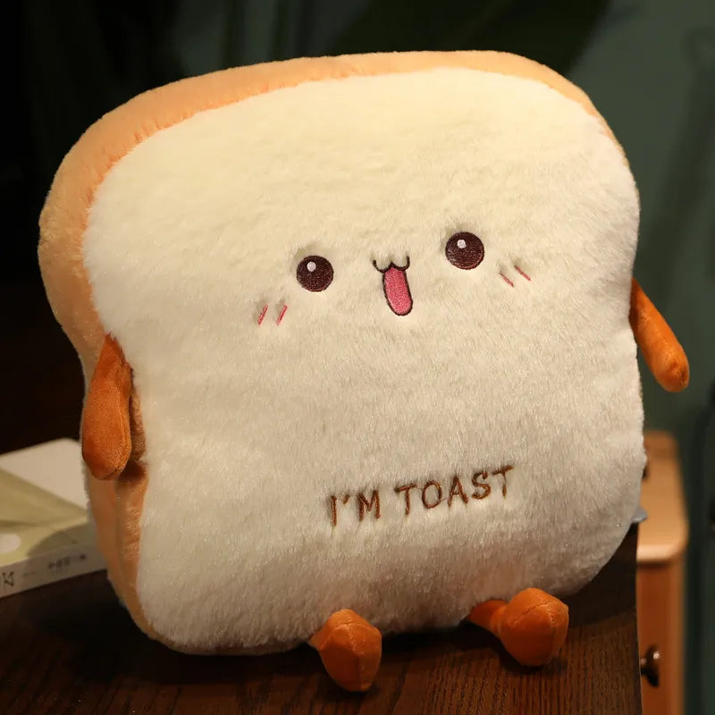 Bread Toast Plush Toy Cushion