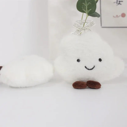 Cute Pin Plush Cloud Brooch For Backpack