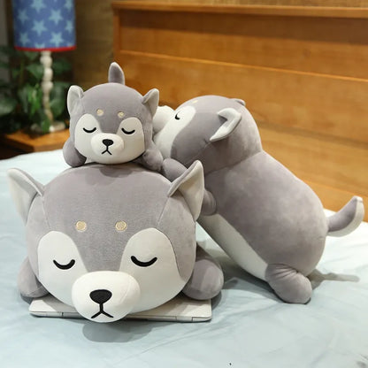 Shiba Inu & Corgi Dog Plush Toy Pillow