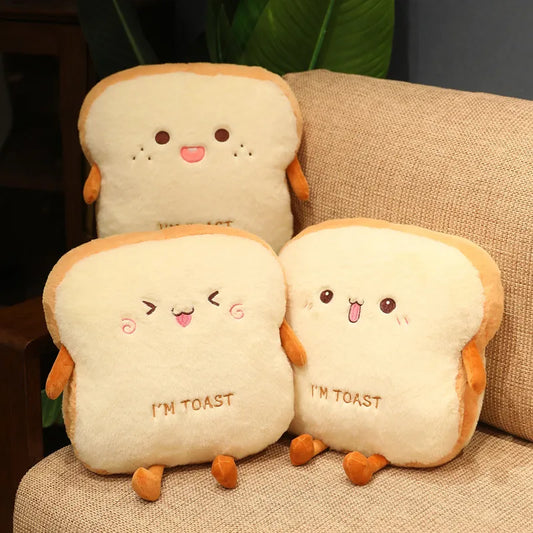 Bread Toast Plush Toy Cushion