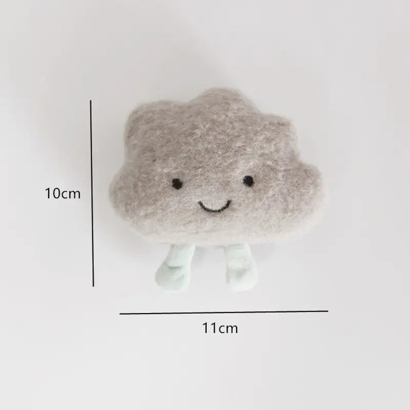 Cute Pin Plush Cloud Brooch For Backpack