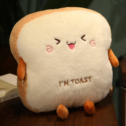 Bread Toast Plush Toy Cushion