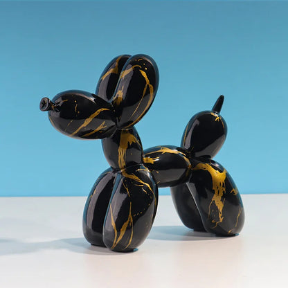 Pop Art Graffiti Balloon Dog Figurine