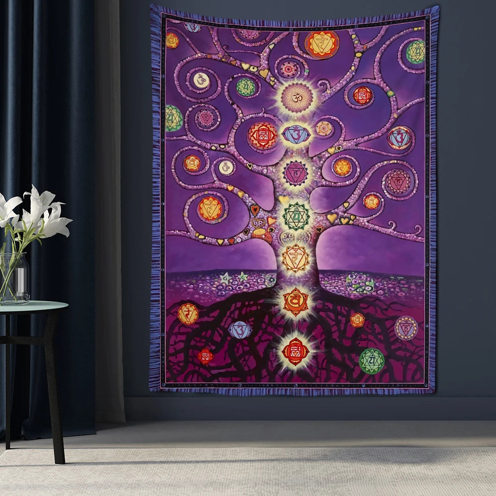 Tree Of Life Home Art Bohemian Tapestry