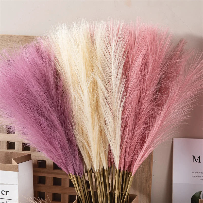 Fluffy Pampas Grass Boho Decor 55 cm