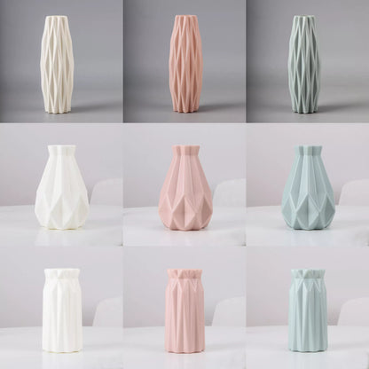 Plastic Flower Modern Vase Ceramic Imitation