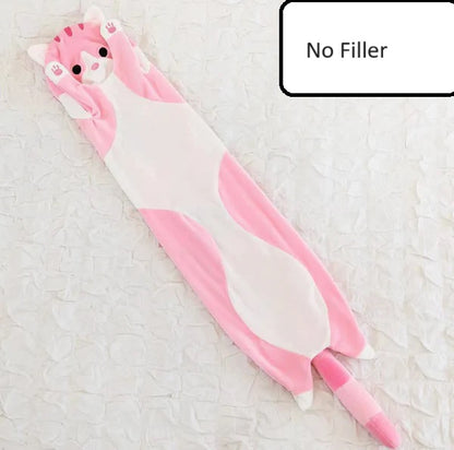 Long Cat Pillow Stuffed Plush Toy 50-130cm